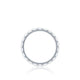 Tacori Platinum 8mm Sculpted Crescent Wedding Band