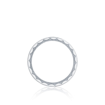 Tacori Platinum 7mm Sculpted Crescent Wedding Band