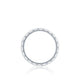 Tacori Platinum 7mm Sculpted Crescent Wedding Band