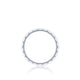 Tacori Platinum Sculpted Crescent Diamond Wedding Band (0.61  CTW)
