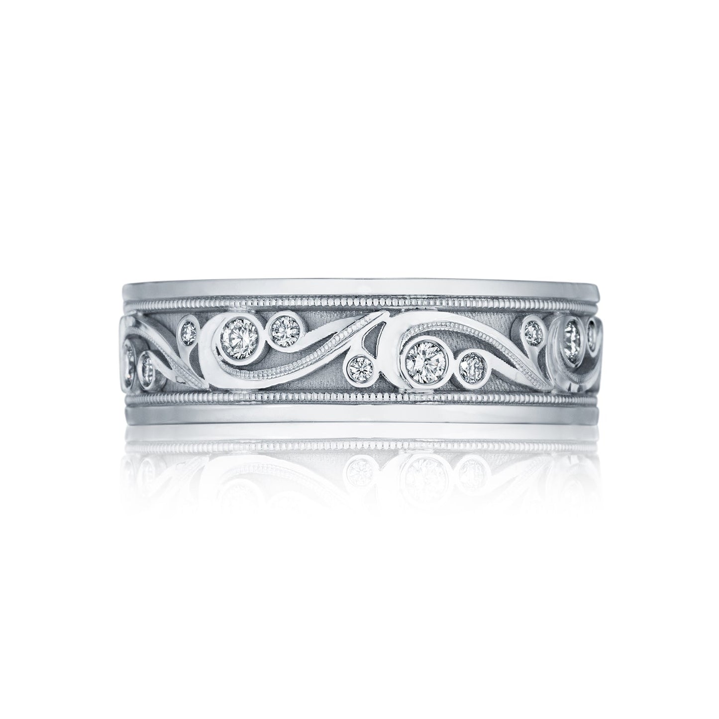 Tacori Sculpted Crescent Diamond Wedding Band (0.44  CTW)