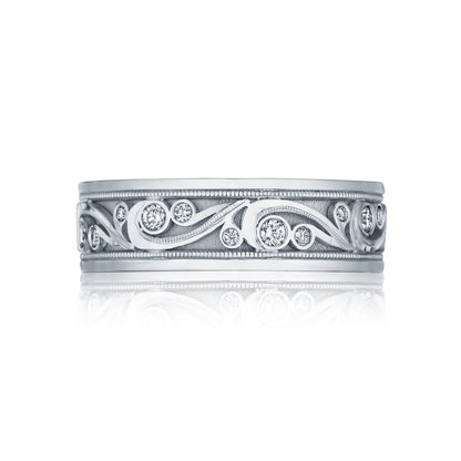 Tacori Sculpted Crescent Diamond Wedding Band (0.44  CTW)