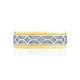 Tacori Two Tone Sculpted Crescent Wedding Band 7mm
