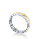 Tacori Sculpted Crescent Wedding Band Platinum & 18k Yellow Gold 5mm