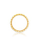 Tacori Sculpted Crescent Wedding Band 18k White & Yellow Gold 5mm