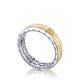 Tacori Sculpted Crescent Wedding Band Platinum & 18k Yellow Gold 6mm