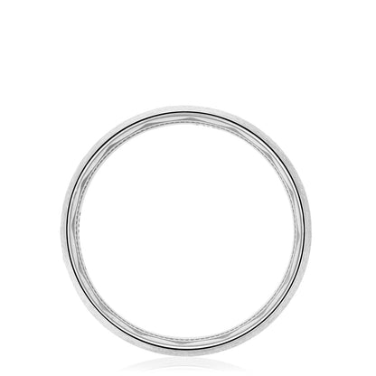Classic Rounded in Brushed Finish Wedding Band