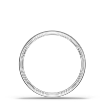 Classic Rounded in High Polish Finish Wedding Band