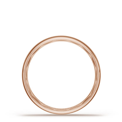 Classic Rounded in High Polish Finish Wedding Band