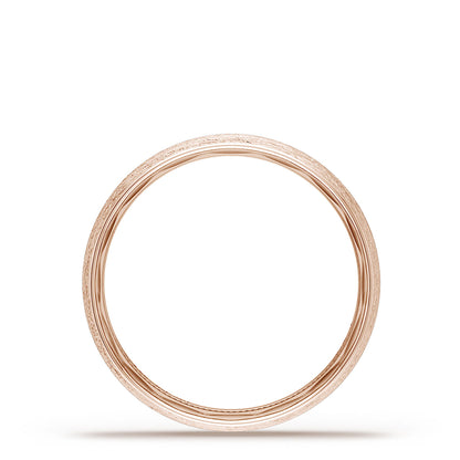Classic Rounded in Brushed Finish Wedding Band