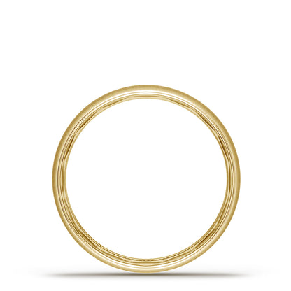 Classic Rounded in Satin Finish Wedding Band