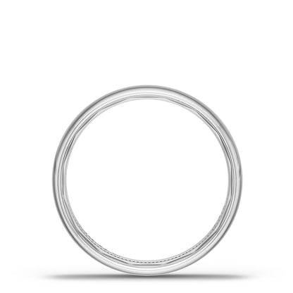 Classic Rounded in High Polish Finish Wedding Band