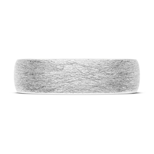 Classic Rounded in Brushed Finish Wedding Band