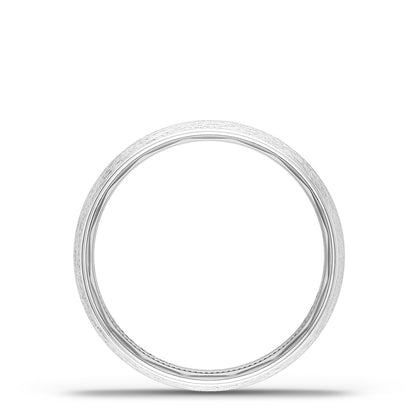 Classic Rounded in Brushed Finish Wedding Band