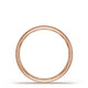 Classic Rounded in High Polish Finish Wedding Band