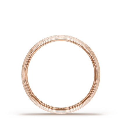 Classic Rounded in Brushed Finish Wedding Band