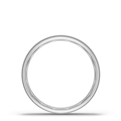 Classic Rounded in Satin Finish Wedding Band