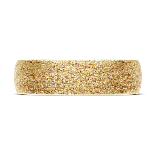 Classic Rounded in Brushed Finish Wedding Band
