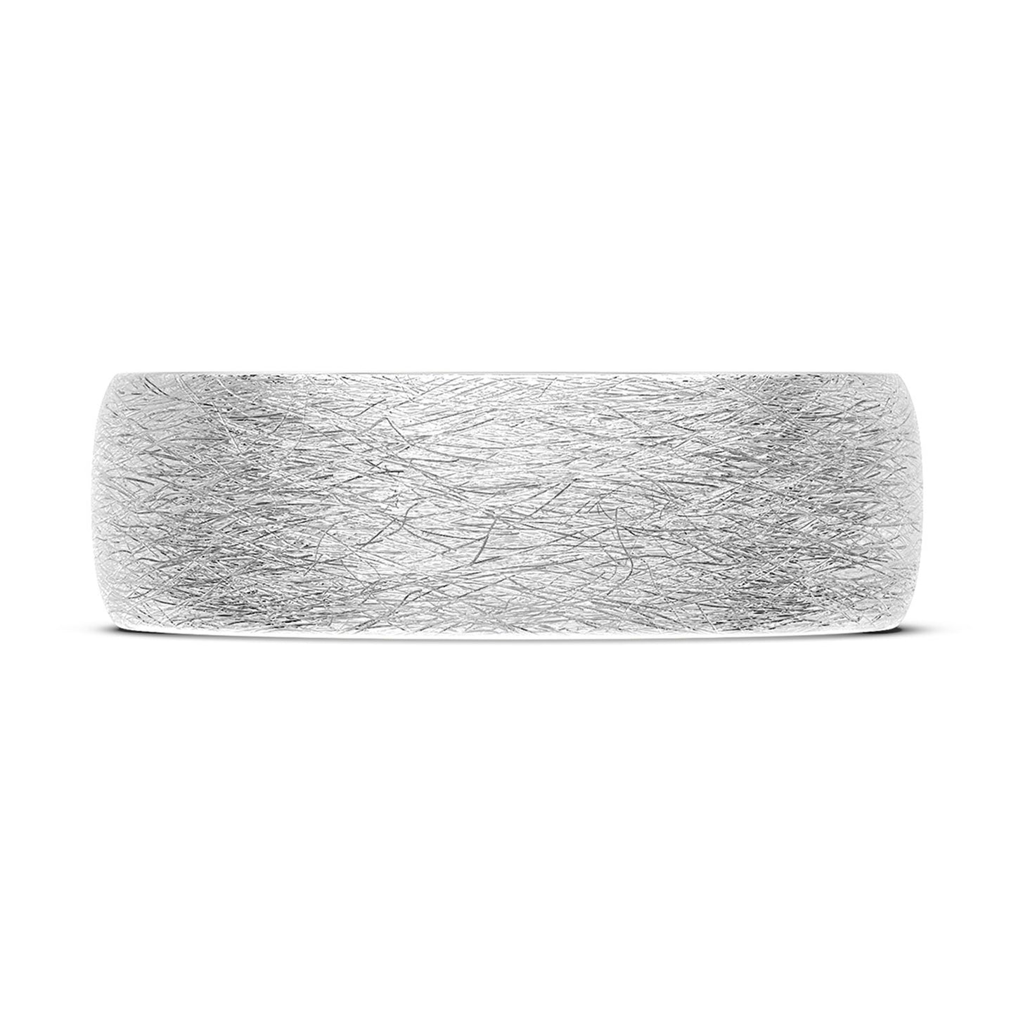 Classic Rounded in Brushed Finish Wedding Band