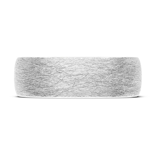 Classic Rounded in Brushed Finish Wedding Band