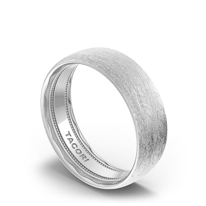 Classic Rounded in Brushed Finish Wedding Band