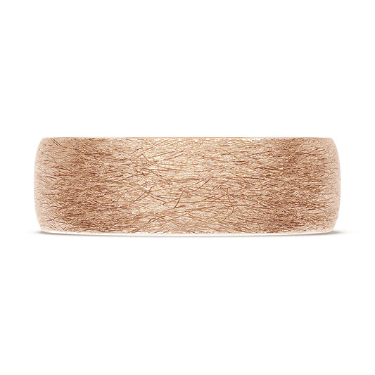 Classic Rounded in Brushed Finish Wedding Band