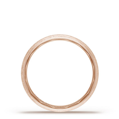 Classic Rounded in Brushed Finish Wedding Band