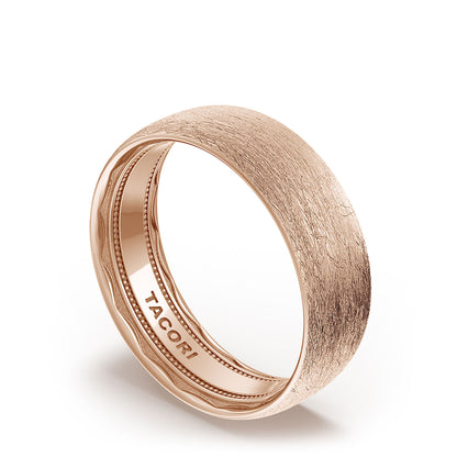 Classic Rounded in Brushed Finish Wedding Band