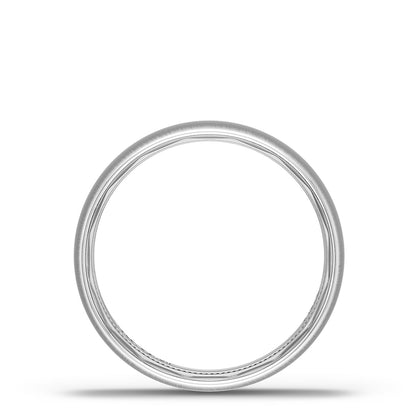 Classic Rounded in Satin Finish Wedding Band