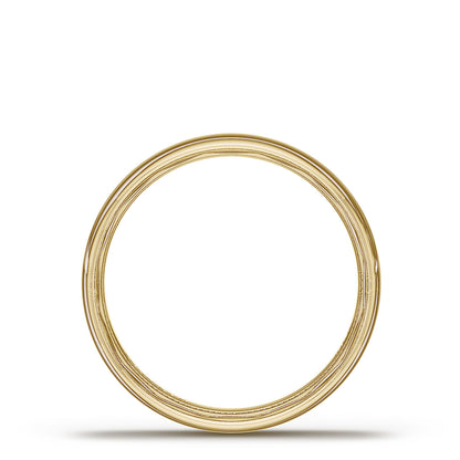 Classic Rounded in High Polish Finish Wedding Band