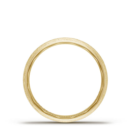 Classic Rounded in Brushed Finish Wedding Band