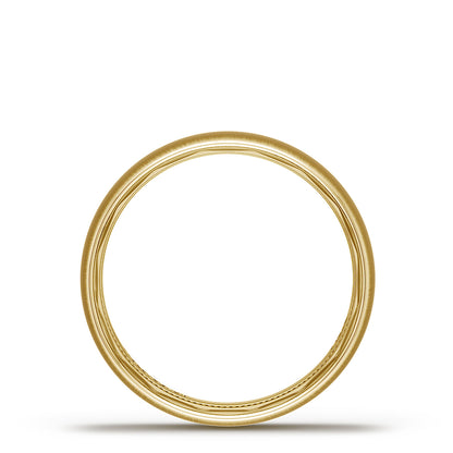 Classic Rounded in Satin Finish Wedding Band