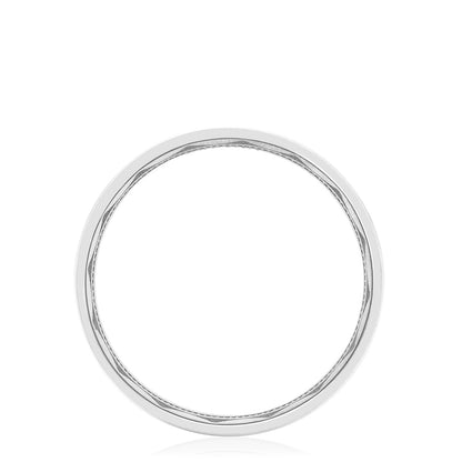 Classic Flat in High Polish Finish Wedding Band