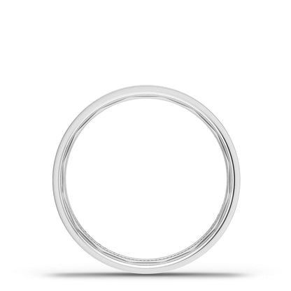 Classic Flat in High Polish Finish Wedding Band