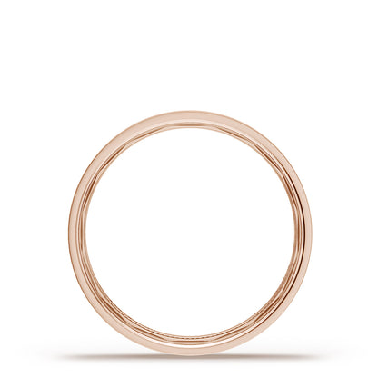 Classic Flat in High Polish Finish Wedding Band