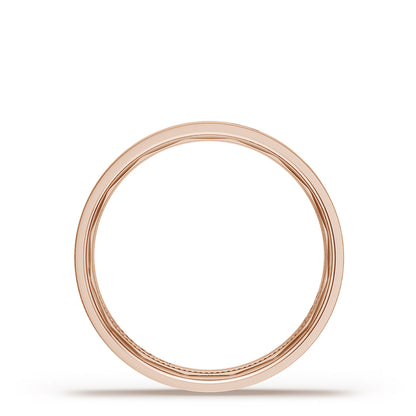 Classic Flat in High Polish Finish Wedding Band
