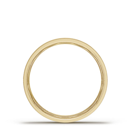 Classic Flat in High Polish Finish Wedding Band