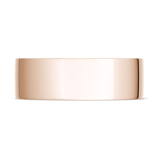 Classic Flat in High Polish Finish Wedding Band