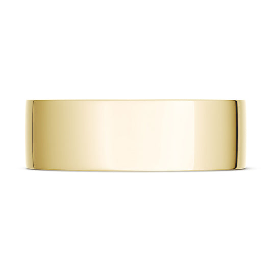 Classic Flat in High Polish Finish Wedding Band