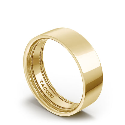 Classic Flat in High Polish Finish Wedding Band