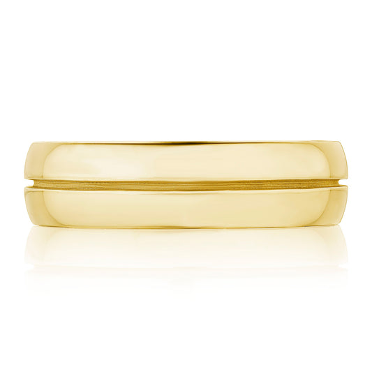 Classic Streamline in High Polish Finish Wedding Band