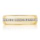 Channel Set Diamond in High Polish Finish Wedding Band