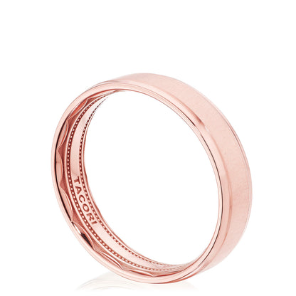 Classic Bevel Edge in Satin Finish Wedding Band
