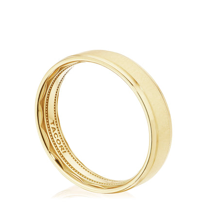 Classic Bevel Edge in Satin Finish Wedding Band