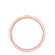Geometric Crescent in Satin Finish Wedding Band
