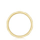 Geometric Crescent in Satin Finish Wedding Band