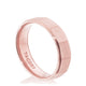 Geometric Faceted in Satin Finish Wedding Band