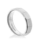 Geometric Faceted in Satin Finish Wedding Band