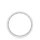 Bezel Set Diamond Wedding Band  in Satin Finish