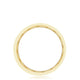 Bezel Set Diamond Wedding Band in High Polish Finish